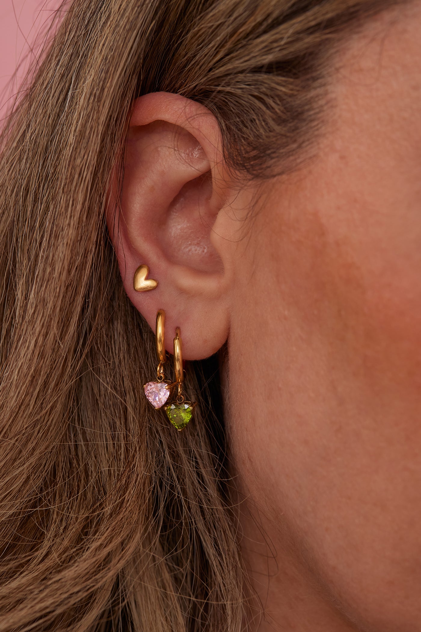 Minimalist Little Heart Studs