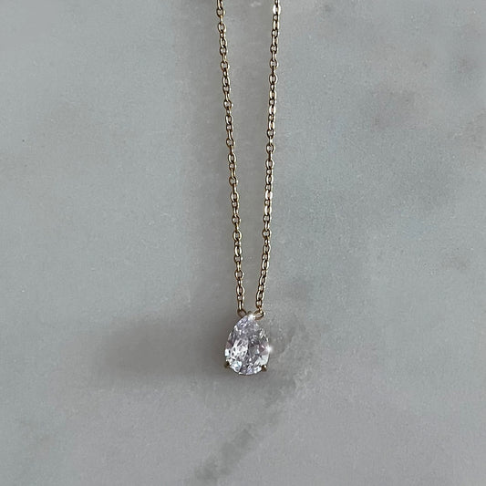 Zirconia Drop Pendant